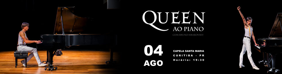 Capa QUEEN AO PIANO - CAPELA SANTA MARIA - CURITIBA / |PR|