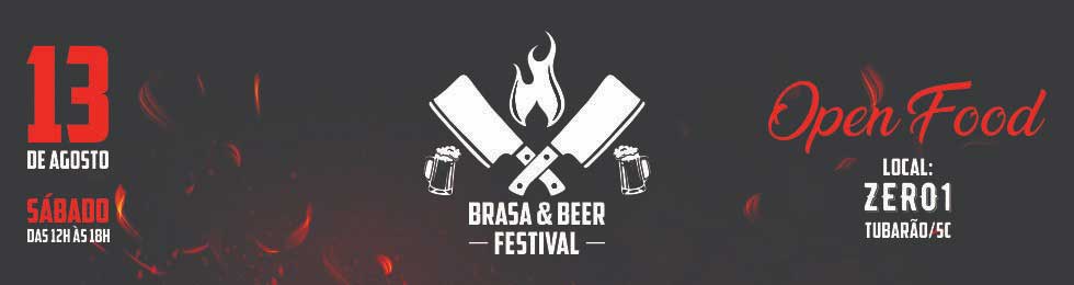 Capa BRASA E BEER FESTIVAL - TUBARÃO / SC