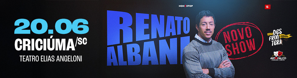Capa RENATO ALBANI NO TEATRO ELIAS ANGELONI 