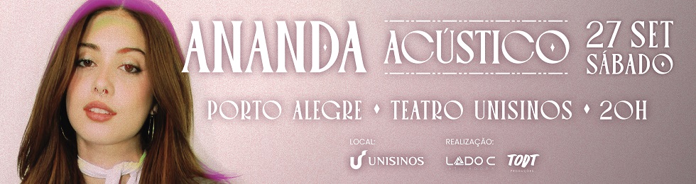 Capa ANANDA ACÚSTICO EM PORTO ALEGRE - 27/09/2025