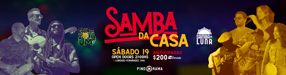 Capa SAMBA DA CASA | BOTA UM Y SAMBA DE LUNA
