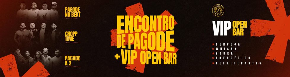 Capa ENCONTRO DE PAGODE + VIP OPEN BAR - BR