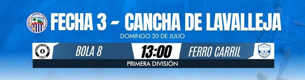 Capa 1A DIVISIóN COPAC | BOLA8 VS FERRO CARRIL