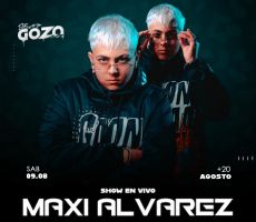 Miniatura INAUGURACIÓN SE GOZA | MAXI ÁLVAREZ EN VIVO