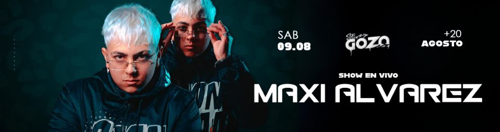 Capa INAUGURACIÓN SE GOZA | MAXI ÁLVAREZ EN VIVO