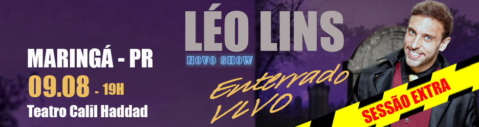 Capa SESSÃO EXTRA LÉO LINS - ENTERRADO VIVO