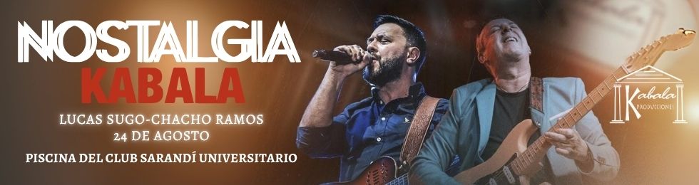 Capa LUCAS SUGO · CHACHO RAMOS · NOSTALGIA EN KABALA