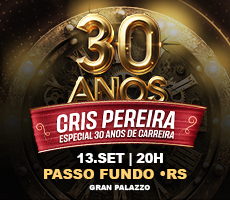 Miniatura CRIS PEREIRA ESPECIAL 30 ANOS DE CARREIRA EM PASSO FUNDO