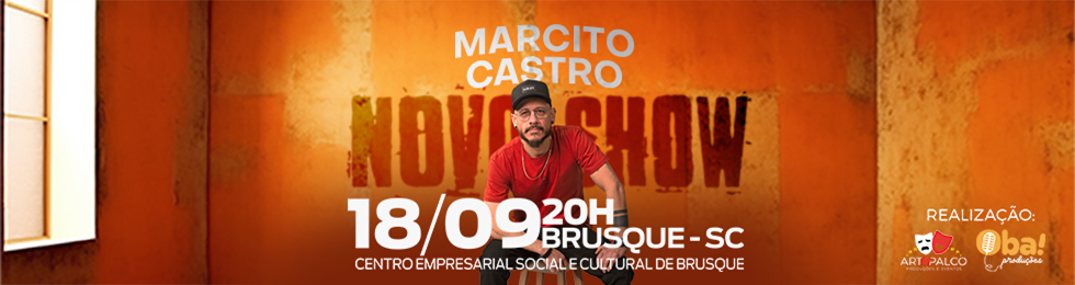Capa MARCITO CASTRO EM BRUSQUE / STAND UP