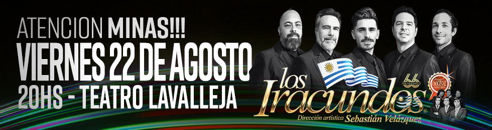Capa LOS IRACUNDOS EN CONCIERTO | MINAS