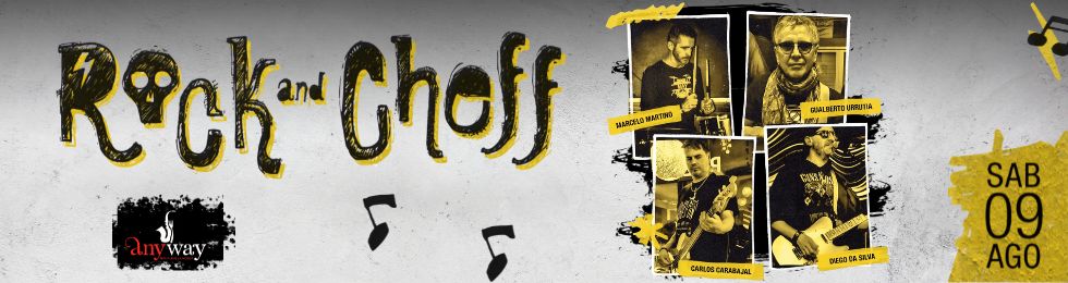 Capa ROCK AND CHEF | 09 AGOSTO | ANYWAY