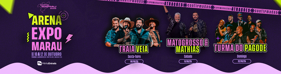 Capa TURMA DO PAGODE - EXPOMARAU 2025
