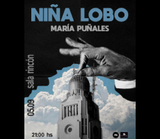 Miniatura NIÑA LOBO JUNTO A MARIA PUñALES . 05.09 . 21HS