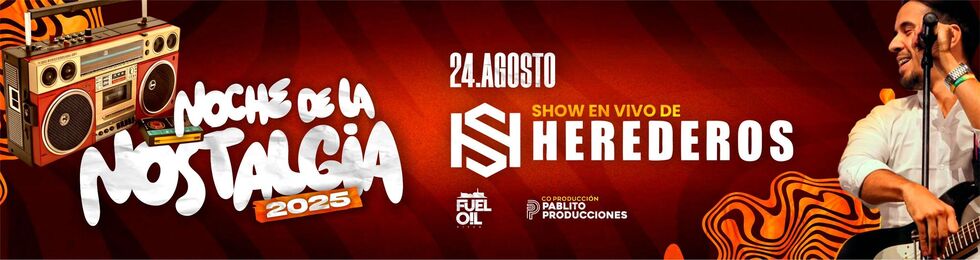 Capa FUEL OIL - NOCHE DE LA NOSTALGIA - 24.08