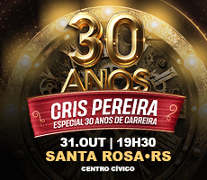 Miniatura CRIS PEREIRA ESPECIAL 30 ANOS DE CARREIRA EM SANTA ROSA