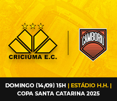 Miniatura CRICIÚMA X CAMBORIÚ / COPA SANTA CATARINA 2025