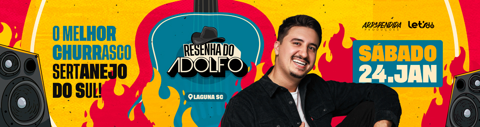 Capa RESENHA DO ADOLFO 2026