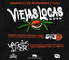 Miniatura VIEJAS LOCAS 30 AñOS DEL PRIMER DISCO . 15.11 . 21HS