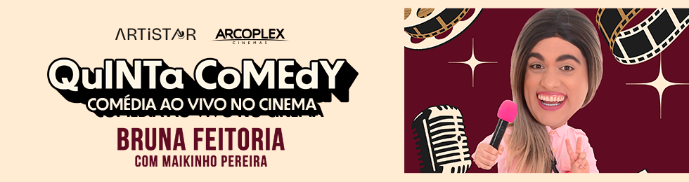 Capa BRUNA FEITORIA COM MAIKINHO PEREIRA / STAND UP COMEDY
