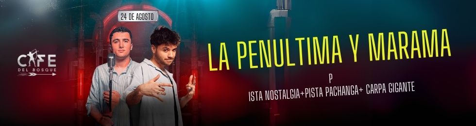 Capa LA PENÚLTIMA · MÁRAMA · NOSTALGIA EN CAFÉ DEL BOSQUE