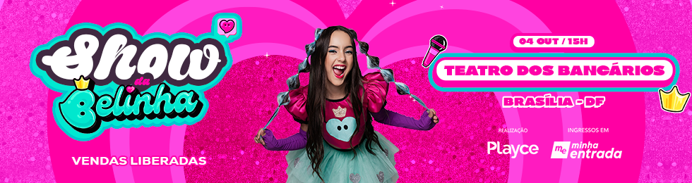 Capa SHOW DA BELINHA EM BRASILIA