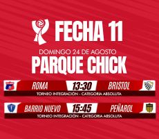 Miniatura ROMA VS. BRISTOL | BARRIO NUEVO VS. PEÑAROL | FECHA 11