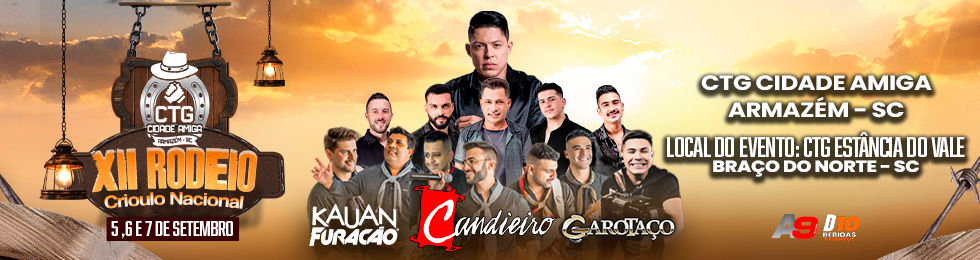 Capa XII RODEIO CRIOULO - CTG CIDADE AMIGA