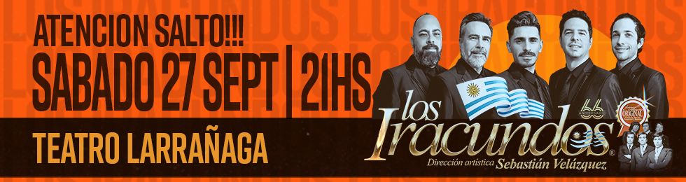 Capa LOS IRACUNDOS EN CONCIERTO - SALTO - 27.09