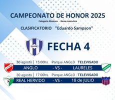 Miniatura 4TA FECHA - LDFRN - ANGLO VS LAURELES