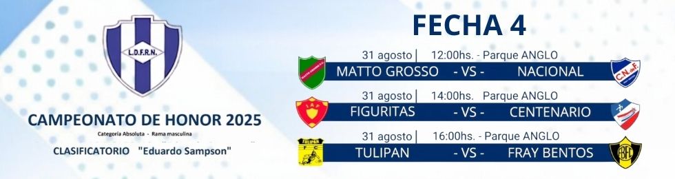 Capa 4TA FECHA - LDFRN - NACIONAL VS MATTO GROSSO