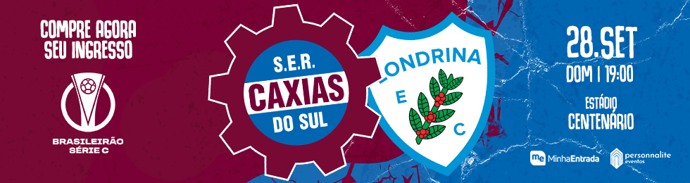 Capa SER CAXIAS X LONDRINA - BRASILEIRÃO SERIE C