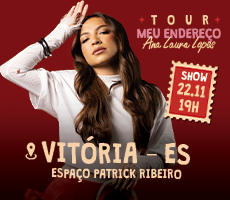 Miniatura TOUR MEU ENDEREÇO / ANA LAURA LOPES EM VITÓRIA