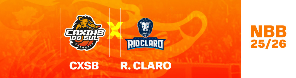 Capa CXSB X RIO CLARO BASQUETE - NBB 2025 - 2026