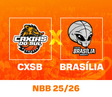 Miniatura CXSB X CAIXA/ BRASILIA BASQUETE - NBB 2025 - 2026