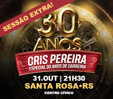 Miniatura SESSÃO EXTRA CRIS PEREIRA ESPECIAL 30 ANOS DE CARREIRA EM SANTA ROSA