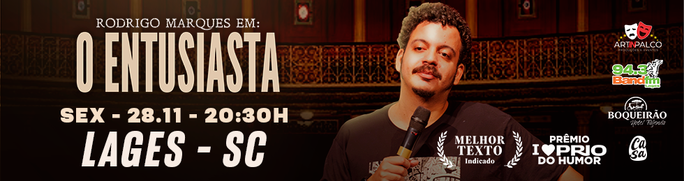Capa O ENTUSIASTA - RODRIGO MARQUES