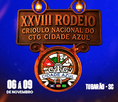 Miniatura XII RODEIO CRIOLO - CTG CIDADE AZUL / SEXTA