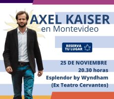 Miniatura AXEL KAISER EN MONTEVIDEO | 25 DE NOVIEMBRE