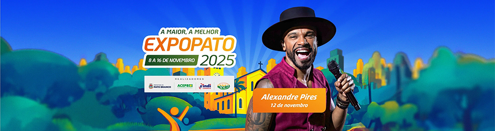 Capa ALEXANDRE PIRES - ARENA EXPOPATO 2025