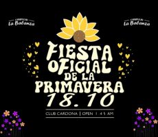 Miniatura SÁBADO 18/10 FIESTA OFICIAL DE LA PRIMAVERA CARDONA