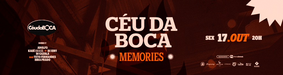 Capa CÉU DA BOCA / MEMORIES