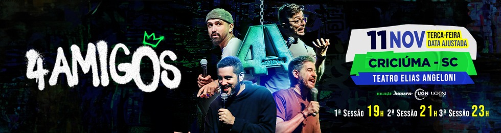 Capa SESSÃO EXTRA 4 AMIGOS NO TEATRO ELIAS ANGELONI