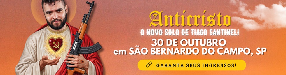 Capa TIAGO SANTINELI / ANTICRISTO