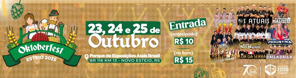 Capa OKTOBERFEST ESTEIO 2025