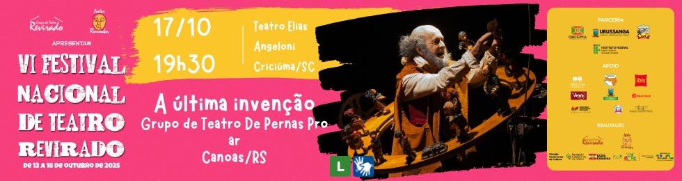 Capa VI FESTIVAL NACIONAL DE TEATRO REVIRADO - SEXTA