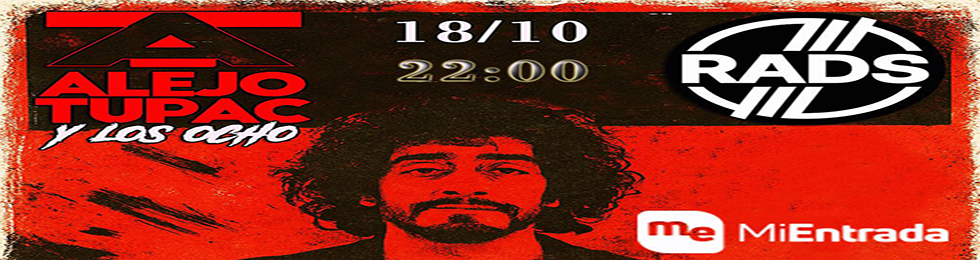 Capa ALEJO TUPAC Y LOS 8 . RADS . 18.10