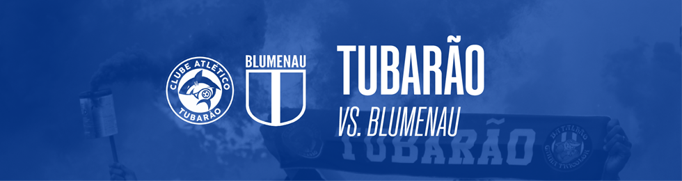 Capa TUBARAO X BLUMENAU