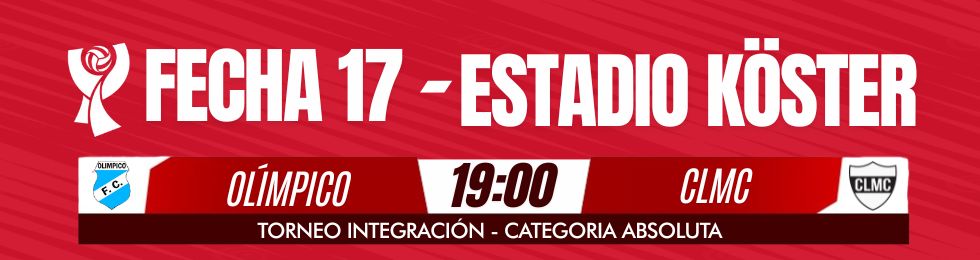Capa FECHA 17 OLIMPICO VS CLMC