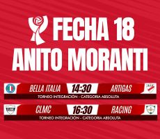 Miniatura FECHA 18 BELLA ITALIA VS ARTIGAS / CLMC VS RACING