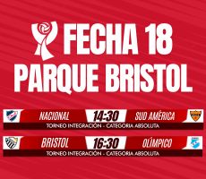Miniatura FECHA 18 NACIONAL VS SUD AMÉRICA / BRISTOL VS OLIMPICO